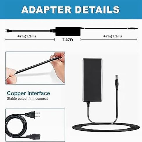 استبدال 24 فولت 2a محول التيار المتردد ل WP ويهاي الطاقة HAS048243-C1 LED سائق 48 واط تحويل التيار الكهربائي الحبل كابل شاحن التيار الكهربائي PSU in Kuwait