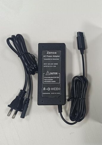 Zenoa Gamecube Power supply12V 3.25A Replacement AC Adapter for Nintendo Gamecube Console, 100-240 Input -NGC Power Cord Compatible with GC System in Kuwait
