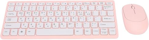 Asixxsix Korean Wireless Keyboard and Mouse, 78 Keys 2.4GHz Plug and Play, Slim Lightweight Design, with Ergonomic Tilt Angle and Silent Mouse, for PC Laptop Korean Speakers in Kuwait