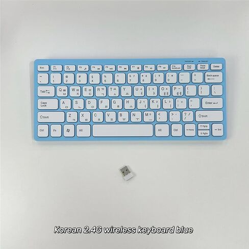 Zopsc Wireless Keyboard and Mouse Combo, 78 Keys Ergonomic Ultra Slim Quiet Splash Proof Compact Keyboard and Mouse Set for Computer PC Laptop Tablet in Kuwait