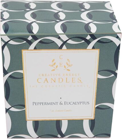 Creative Energy Candle - 2-in-1 Soy Lotion Candle (Peppermint & Eucalyptus) in Saudi Arabia