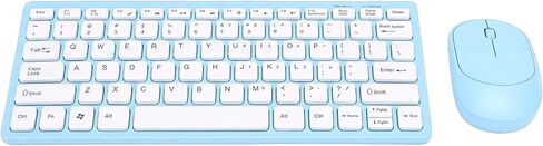 Zopsc Wireless Keyboard and Mouse Combo, 78 Keys Ergonomic Ultra Slim Quiet Splash Proof Compact Keyboard and Mouse Set for Computer PC Laptop Tablet in Kuwait