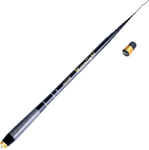 Goture Telescopic Tenkara Fishing Rod Collapsible Crappie Rods 1 Piece Portable Hand Fishing Poles Carbon Fiber Stream Ultralight Inshore Carp Bamboo Pole Bass Trout - 7Ft (Extra Tips Not Included) in Kuwait