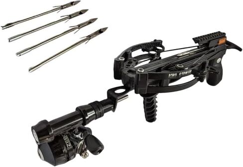 Mini Striker Compound Self Cocking Fishing Crossbow The Angler Fishing Kit with 4 Steel Fishing Bolts in Kuwait