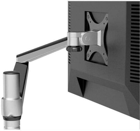 VERSADESK OmniView Single Monitor Arm, Adjustable VESA Monitor Mount for up to 27" Screens, Height Adjustable Monitor Stand with Cable Management for Home Office & Gaming, Black in Kuwait