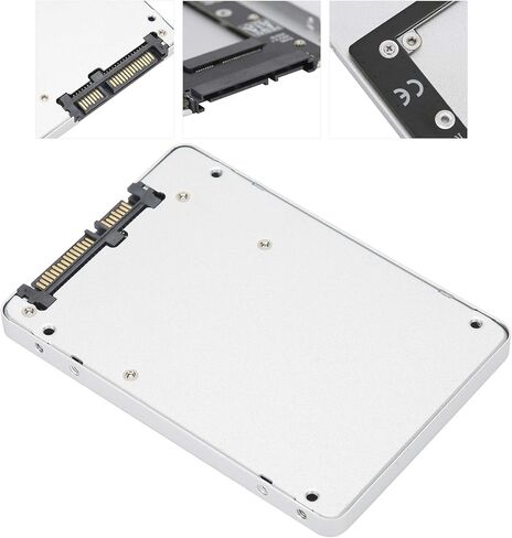 Mobile Hard Disk Box PH30, MSATA to SATA SSD Adapter, Aluminum Alloy 2.5in Notebook Expansion Enclosure for Linux iOS, Supports All MSATA Lengths in Kuwait