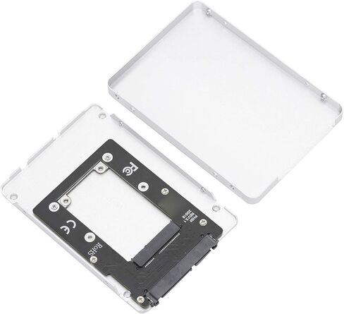 Mobile Hard Disk Box PH30, MSATA to SATA SSD Adapter, Aluminum Alloy 2.5in Notebook Expansion Enclosure for Linux iOS, Supports All MSATA Lengths in Kuwait