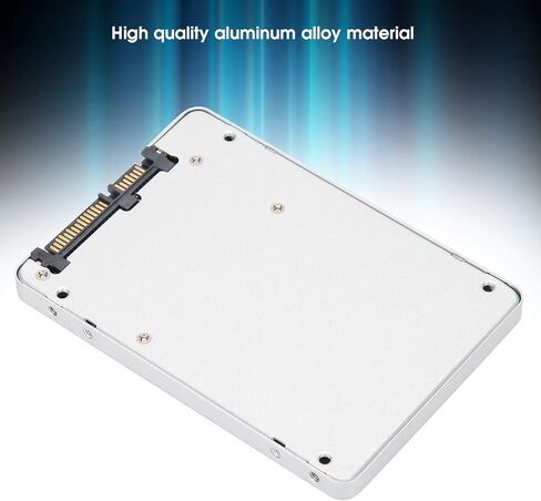 Mobile Hard Disk Box PH30, MSATA to SATA SSD Adapter, Aluminum Alloy 2.5in Notebook Expansion Enclosure for Linux iOS, Supports All MSATA Lengths in Kuwait