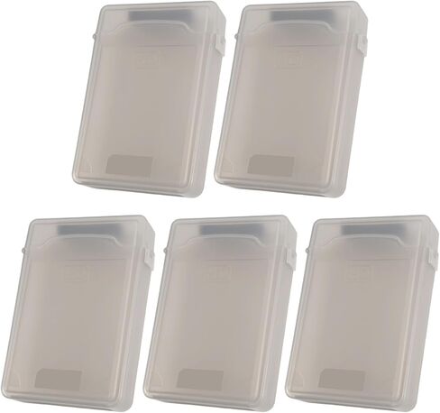 5pcs 3.5 inch IDE SATA HDD Hard Drive Disk Plastic Storage Box Case Enclosure in Kuwait