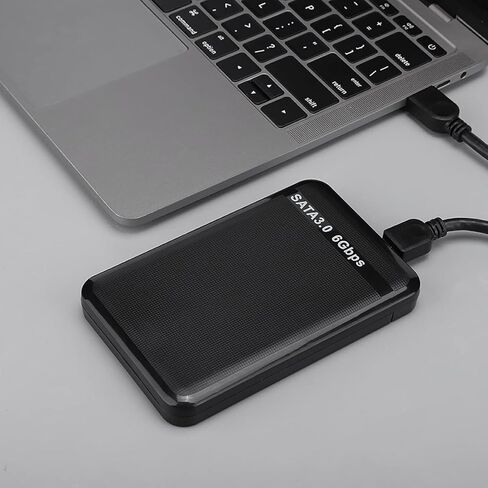 USB3.0 SATA3.0 عالية السرعة 6 جيجابت في الثانية حاوية القرص الصلب المحمول أسود ABS يدعم 3 تيرا بايت UASP حاوية القرص الصلب in Kuwait