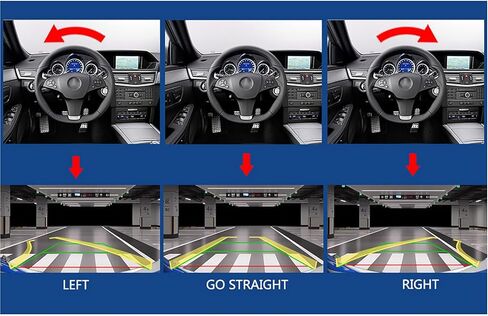 كاميرا احتياطية للمركبة CCD متوافقة مع Audi A4 A4L A3 S4 RS4 B9 لسيارة VW Lavida Plus Skoda سيارة الرؤية الخلفية عكس وقوف السيارات عدسة عين السمكة مقبض صندوق السيارة مع دليل متحرك خط وقوف السيارات in Kuwait
