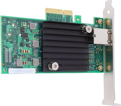 Gugxiom X550T1 10Gb PCIe Network Card, Single RJ45 Port, 2.5G/5G/10G, PCIe 3.0 x4, Ethernet LAN Adapter for Wins Linux VMware in Kuwait