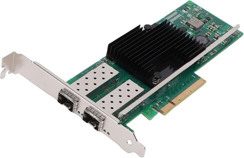 Gugxiom XL710DA2 10Gb Single SFP Plus Network Card, PCIe 3.0 x8, X710AM1 Chip, SR IOV, for Wins, Linux, Server Data Center in Kuwait