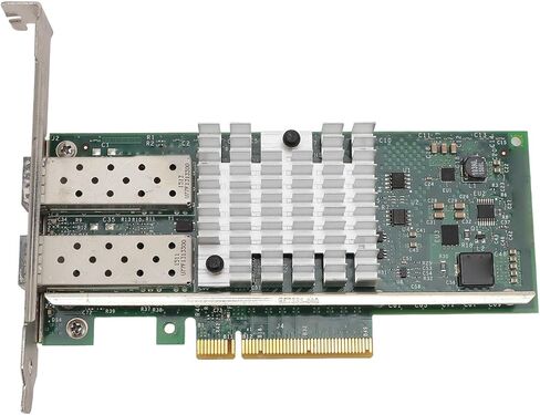 بطاقة الشبكة Gugxiom X520DA2 10Gb PCIe NIC، منفذ SFP Plus مزدوج، محول PCIE X 8 PCI Express Ethernet LAN للخادم in Kuwait