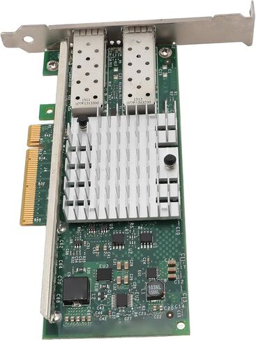 بطاقة الشبكة Gugxiom X520DA2 10Gb PCIe NIC، منفذ SFP Plus مزدوج، محول PCIE X 8 PCI Express Ethernet LAN للخادم in Kuwait