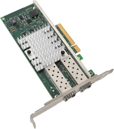 بطاقة الشبكة Gugxiom X520DA2 10Gb PCIe NIC، منفذ SFP Plus مزدوج، محول PCIE X 8 PCI Express Ethernet LAN للخادم in Kuwait