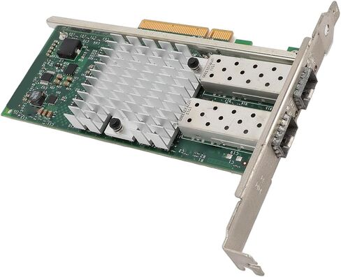 بطاقة الشبكة Gugxiom X520DA2 10Gb PCIe NIC، منفذ SFP Plus مزدوج، محول PCIE X 8 PCI Express Ethernet LAN للخادم in Kuwait