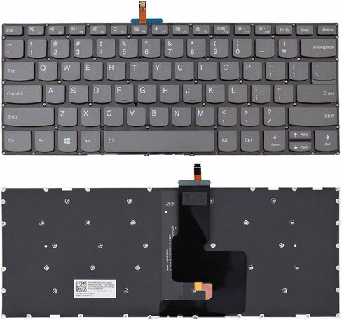 TLBTEK Backlight Keyboard Replacement Compatible with Lenovo V14-ADA V14-ARE V14-IGL V14-IIL V14-IKB V14-IWL.Ideapad 120S-14IAP 130S-14IGM 320-14ISK Type 80XG 320S-14IKB 320S-14KBR Series Laptop in Kuwait