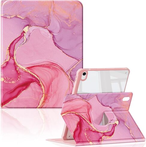 for iPad 11th Gen (A16, 2025) & 10th Gen 10.9" Case, 360° Rotating Smart Cover with Pencil Holder, Auto Sleep/Wake, Stand Protective Folio for iPad 10.9/11" in Kuwait