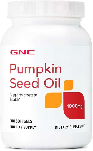 GNC زيت بذور اليقطين 1000 مجم - 100 كبسولة جيلاتينية in Saudi Arabia
