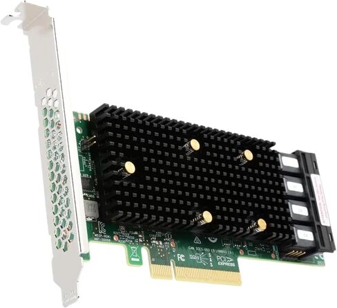 Suitable for 9400-16i SATA/SAS HBA Controller RAID 12 Gbps PCIe 16 Port Support NVME HDD in Kuwait