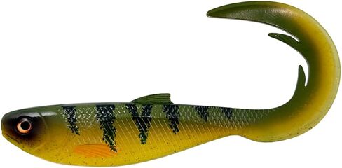 Headbanger Firetail V2 Swimbait Soft Lure (7" & 8.5") – Unique S-Curve Waggling Action – 1 5/8 oz Phthalate-Free Plastic for Trophy Pike & Muskie Fishing in Kuwait
