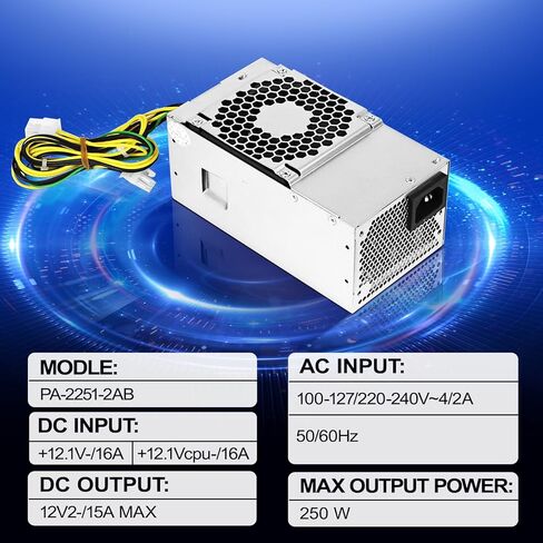 LXun ترقية 250 واط مصدر الطاقة PA-2251-2AB متوافق مع Acer Veriton X4270 N4288 E450 D650 X2660G X4660G استبدال PA-2251-2 FSP250-20TGPAA PA-1181-10AC PA-1181-10AB DC.2501B.001 in Kuwait