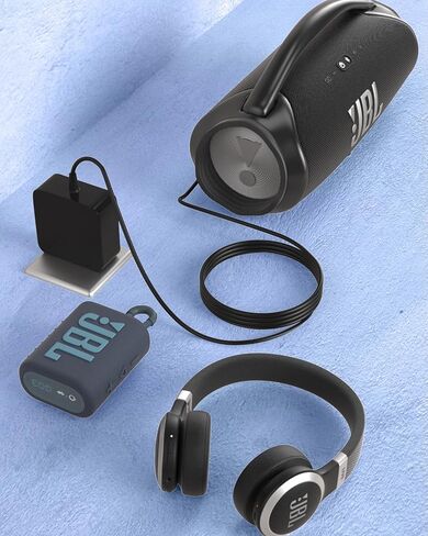 65W Charger Compatible with JBL Extreme 3/4/5/6 Bluetooth Speaker Flip 5/6/7 Pulse 4/5, Clip 4/5, GO 3/4, JRPOP,Fast Charging Adapter in Kuwait