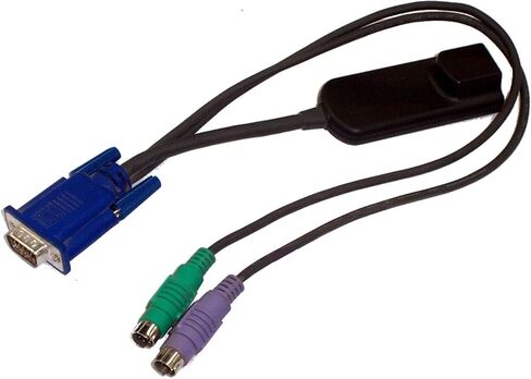 Avocent DSRIQ-PS2 Black HDMI Male-to-Male RCA KVM Cable, 1 Count, Indoor Use, Connects Computer, Monitor, Projector in Kuwait