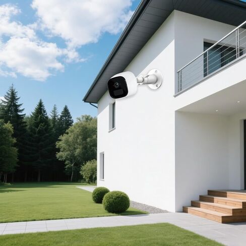 【2 Pack】 Adjustable Metal Security Camera Wall Mount Bracket, Compatible with Arlo, Ring, Eufy & Standard 1/4'' Threaded Hole Cameras in Kuwait