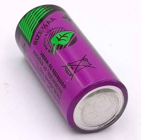 (30-Pieces) TL-5955 2/3AA 3.6V 1650mAh Battery for Tadiran TL5955 3.6V TL-4955, SL-761, TL-2155, TL-5155, SL-361, Xeno XL-055F, ER14335 PLC, CNC Lithium Battery in Kuwait