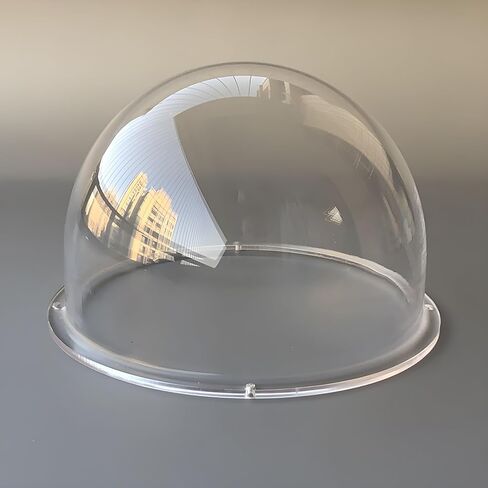 6 Inch Acrylic Clear Glass Dome Cover, Transparent Lens Protective Cap, Security Camera Dome Housing for CCTV Camera, PTZ Dome IP Camera, Outer Diameter 152mm, Height 110mm, Size 167x110mm in Kuwait