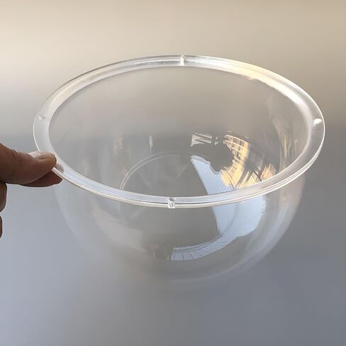 6 Inch Acrylic Clear Glass Dome Cover, Transparent Lens Protective Cap, Security Camera Dome Housing for CCTV Camera, PTZ Dome IP Camera, Outer Diameter 152mm, Height 110mm, Size 167x110mm in Kuwait