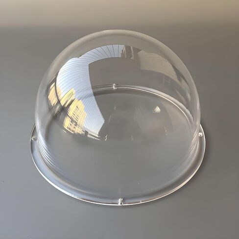 6 Inch Acrylic Clear Glass Dome Cover, Transparent Lens Protective Cap, Security Camera Dome Housing for CCTV Camera, PTZ Dome IP Camera, Outer Diameter 152mm, Height 110mm, Size 167x110mm in Kuwait