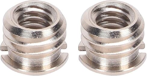 Camera Screw, 1/4in to 3/8in Screw Adapter Converter Made of Copper, CNC Precise Machining, Clear Thread, with Good Workmanship, for Tripod Plate Light Brack in Kuwait