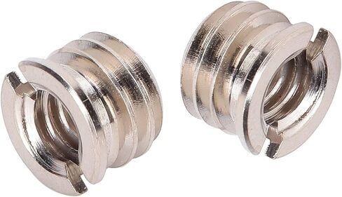 Camera Screw, 1/4in to 3/8in Screw Adapter Converter Made of Copper, CNC Precise Machining, Clear Thread, with Good Workmanship, for Tripod Plate Light Brack in Kuwait