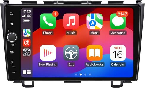 راديو سيارة JOYING لسيارة Honda CRV 2007-2011 Android 13 ستيريو سيارة 9 بوصة تعمل باللمس وحدة رأسية مع Carplay لاسلكي وAndroid Auto، وصلة مرآة، ملاحة GPS، SWC(JY-HT122N4) in Kuwait