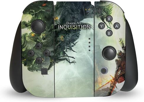 Head Case Designs Officially Licensed EA Bioware Dragon Age Cast Of Thousands Inquisition Graphics Vinyl Gaming Skin Decal Compatible With Nintendo Switch Console & Dock & Joy-Con Controller Bundle in Kuwait