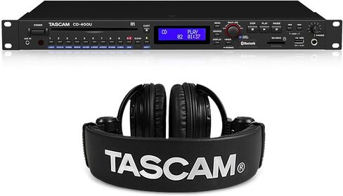 TASCAM CD-400U مشغل أقراص مضغوطة/وسائط + سماعات رأس ستوديو in Kuwait