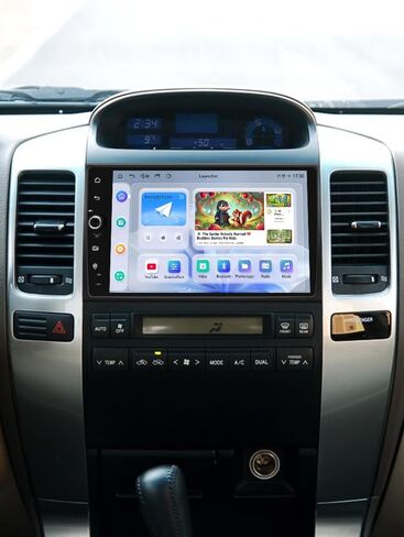 ستيريو سيارة JOYING لسيارة Toyota Land Cruiser Prado120 وLexus GX470 2004-2009، شاشة لمس راديو السيارة 9 بوصة مع Carplay & Android auto، مقبض مستوى الصوت (JY-TT158N8) in Kuwait