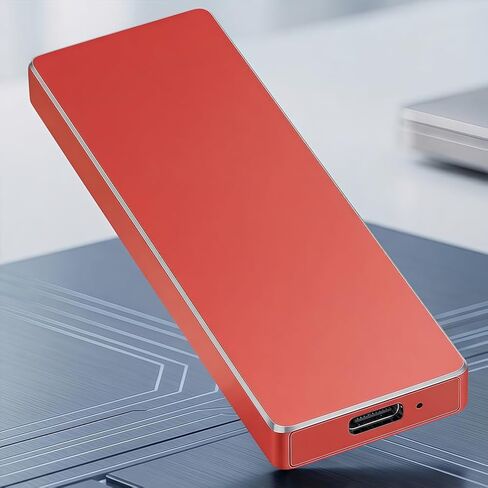 Portable SSDPortable Mobile Solid State Drive, High-Speed USB-C Solid State Drive (Red) in Kuwait