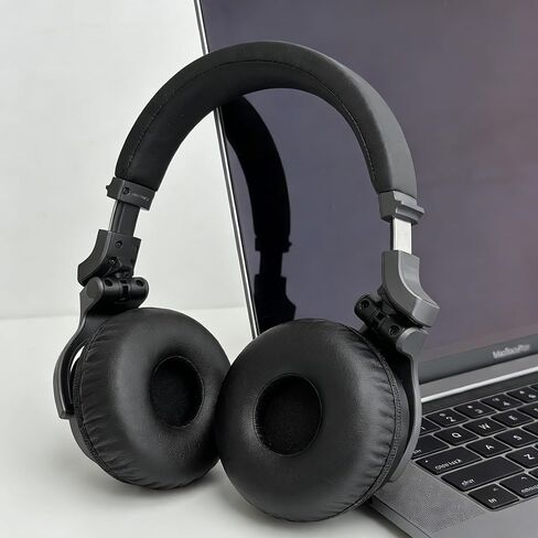 HDJ-CUE1 Ear Pads Replacement Compatible with Pioneer DJ HDJ-CUE1 Headphones(Protein Leather and Memory Foam Ear Cushions) in Kuwait