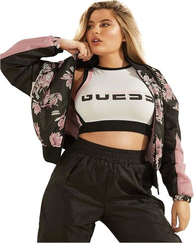 GUESS Women's Lighweight Zip-up Windbreaker Jacket in Kuwait