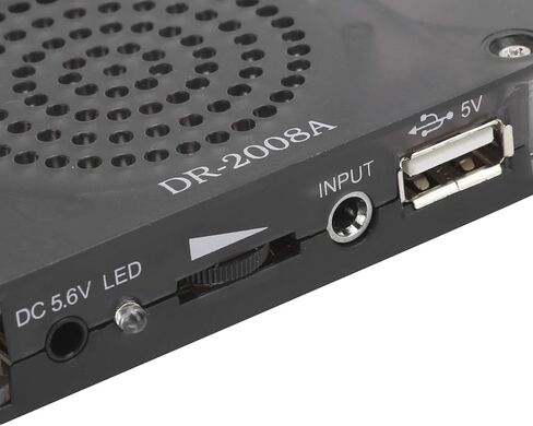 قاعدة تبريد للكمبيوتر المحمول DR - 2008A، مبرد كمبيوتر محمول لاسلكي مع مراوح زرقاء شفافة LED مزدوجة، تصميم قابل للطي مع حامل مكبر صوت مدمج مقاس 15.6 بوصة in Kuwait