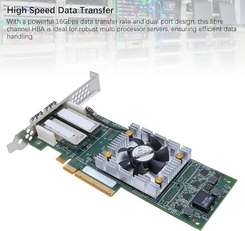 HBA للقناة الليفية بسرعة 16 جيجابت في الثانية، ومحول الناقل المضيف لقناة الألياف PCIe ثنائي المنفذ مع المحاكاة الافتراضية وعالية لخوادم VMware in Kuwait