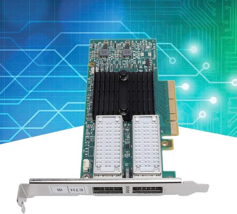 محول شبكة إيثرنت ثنائي المنفذ QSFP بسرعة 40 جيجابت / ثانية، وبطاقة ألياف بصرية PCI Express 3.0 x8 للخادم، مع إلغاء تحميل الأجهزة لـ VXLAN NVGRE in Kuwait