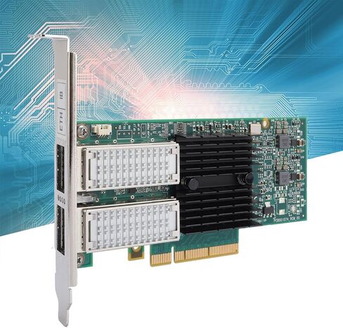 محول شبكة إيثرنت ثنائي المنفذ QSFP بسرعة 40 جيجابت / ثانية، وبطاقة ألياف بصرية PCI Express 3.0 x8 للخادم، مع إلغاء تحميل الأجهزة لـ VXLAN NVGRE in Kuwait