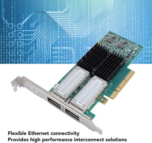 محول شبكة إيثرنت ثنائي المنفذ QSFP بسرعة 40 جيجابت / ثانية، وبطاقة ألياف بصرية PCI Express 3.0 x8 للخادم، مع إلغاء تحميل الأجهزة لـ VXLAN NVGRE in Kuwait