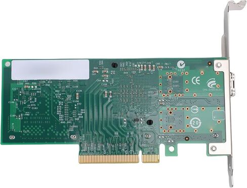 بطاقة الشبكة Gugxiom 10GB PCIe X8 Ethernet Fiber NIC، منفذ SFP Plus فردي مع شريحة 82599 X520SR1، لخادم Linux VMware in Kuwait
