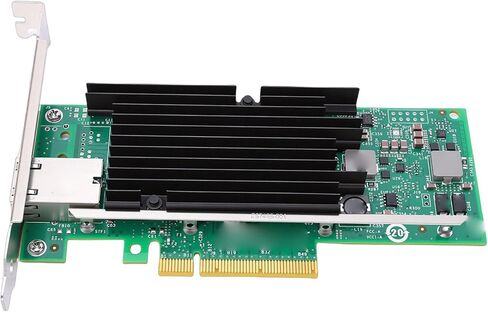 بطاقة شبكة LICAEVEY 10 جيجا بايت PCIe، محول إيثرنت بمنفذ RJ45 واحد مع شريحة تحكم X540 T1 وتقنية إلغاء التحميل الذكية، لخوادم VMware ومراكز البيانات in Kuwait